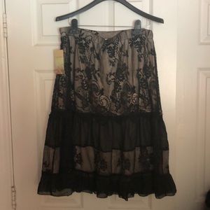 Black lace beautiful skirt